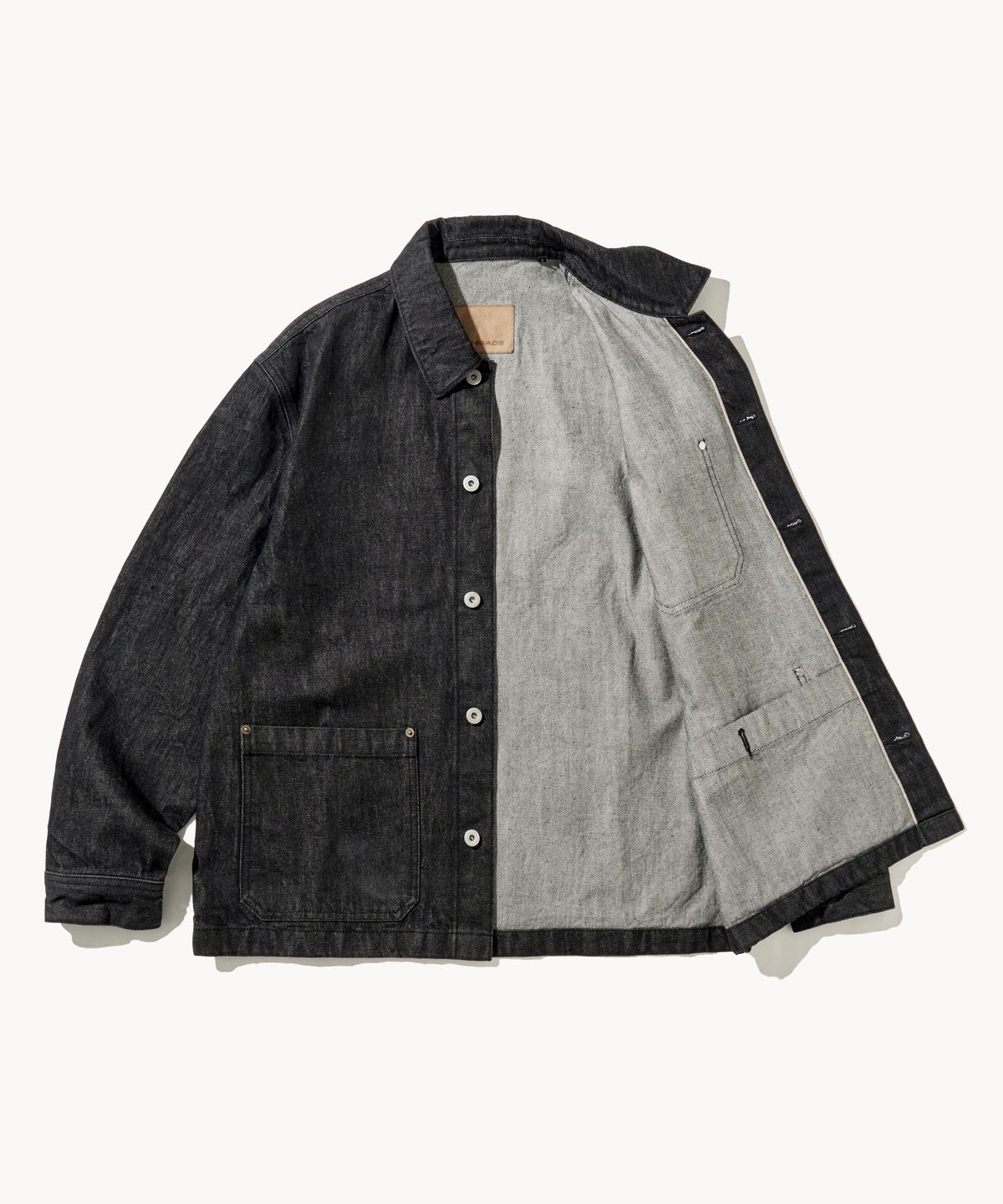 덴메이드(DENMADE) Selvedge Work Jacket (One Black)