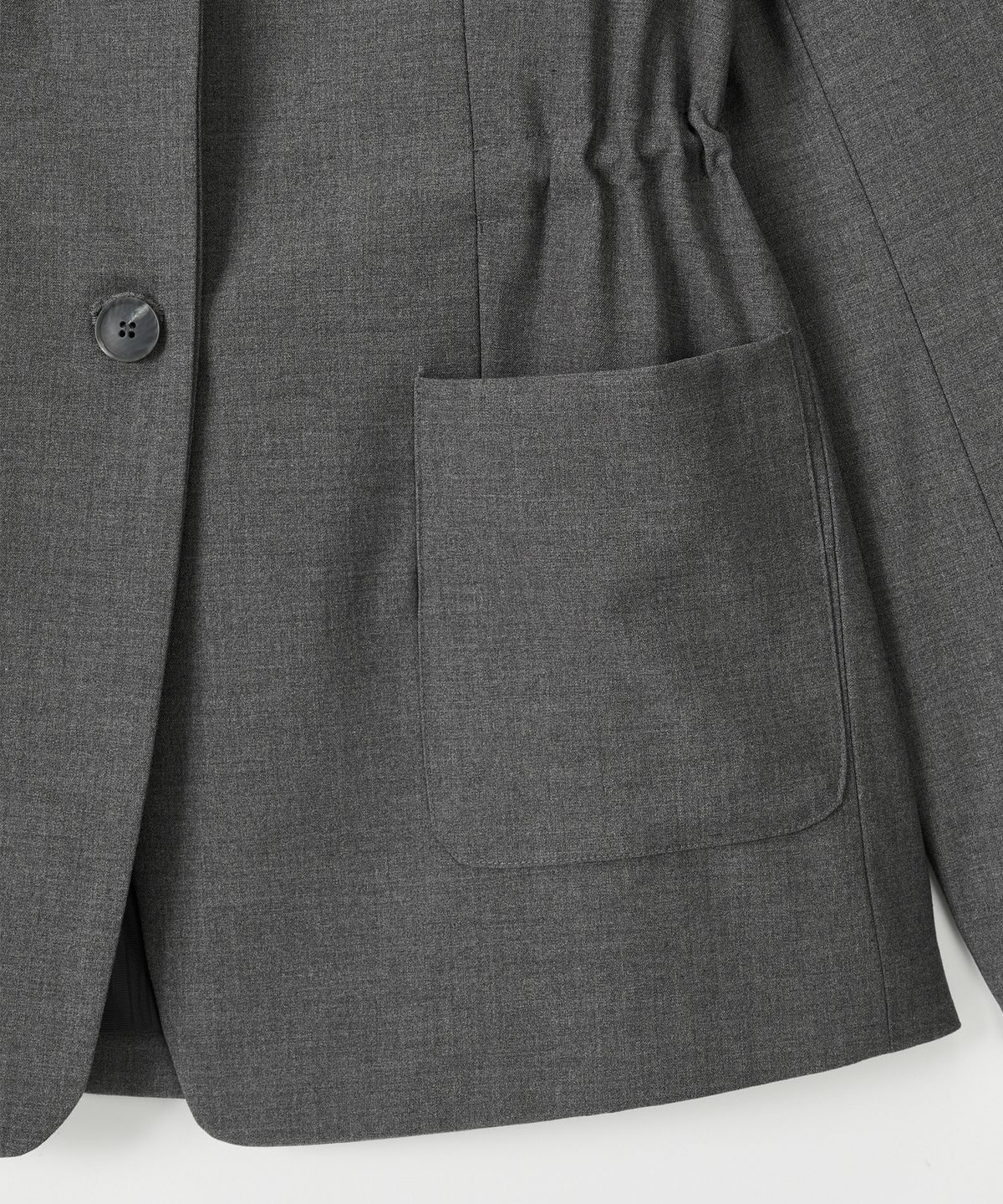 살롱 드 욘(SALON DE YOHN) Oversized String Jacket_ Gray