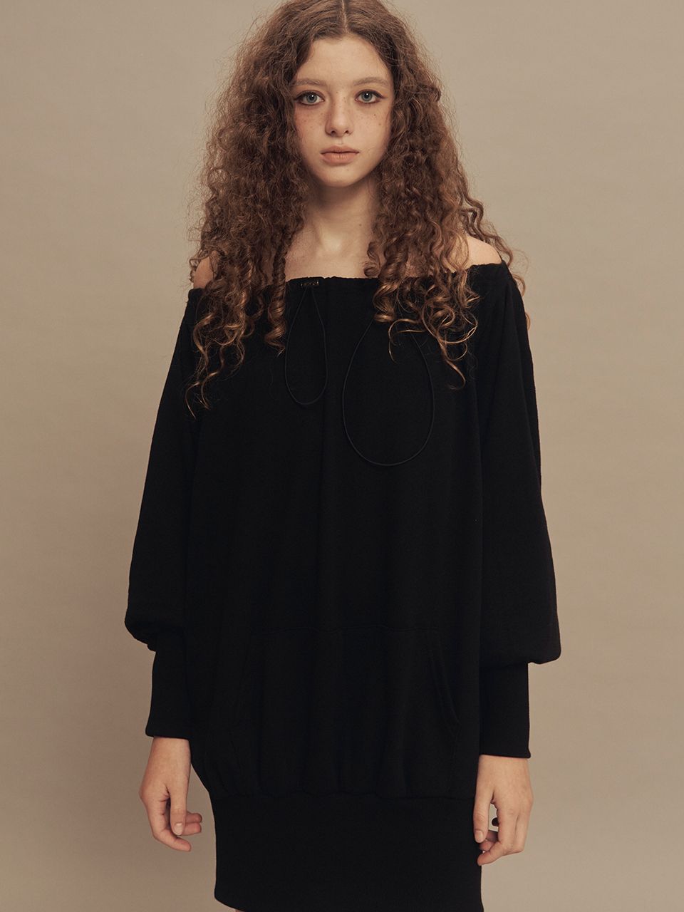 MUSINSA | SETSETSET String Batwing Mini Dress