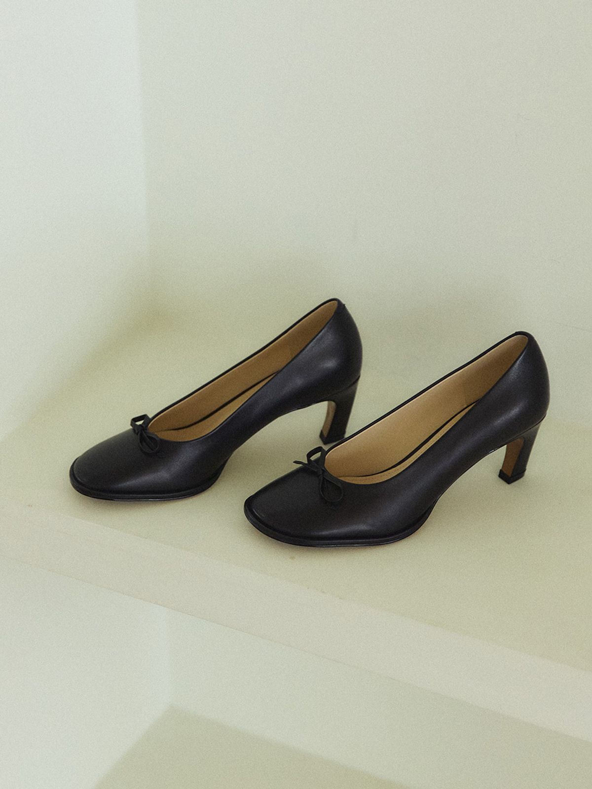 더조히(THE JOHI) Edith Ribbon Pumps_6CM_2 Colors
