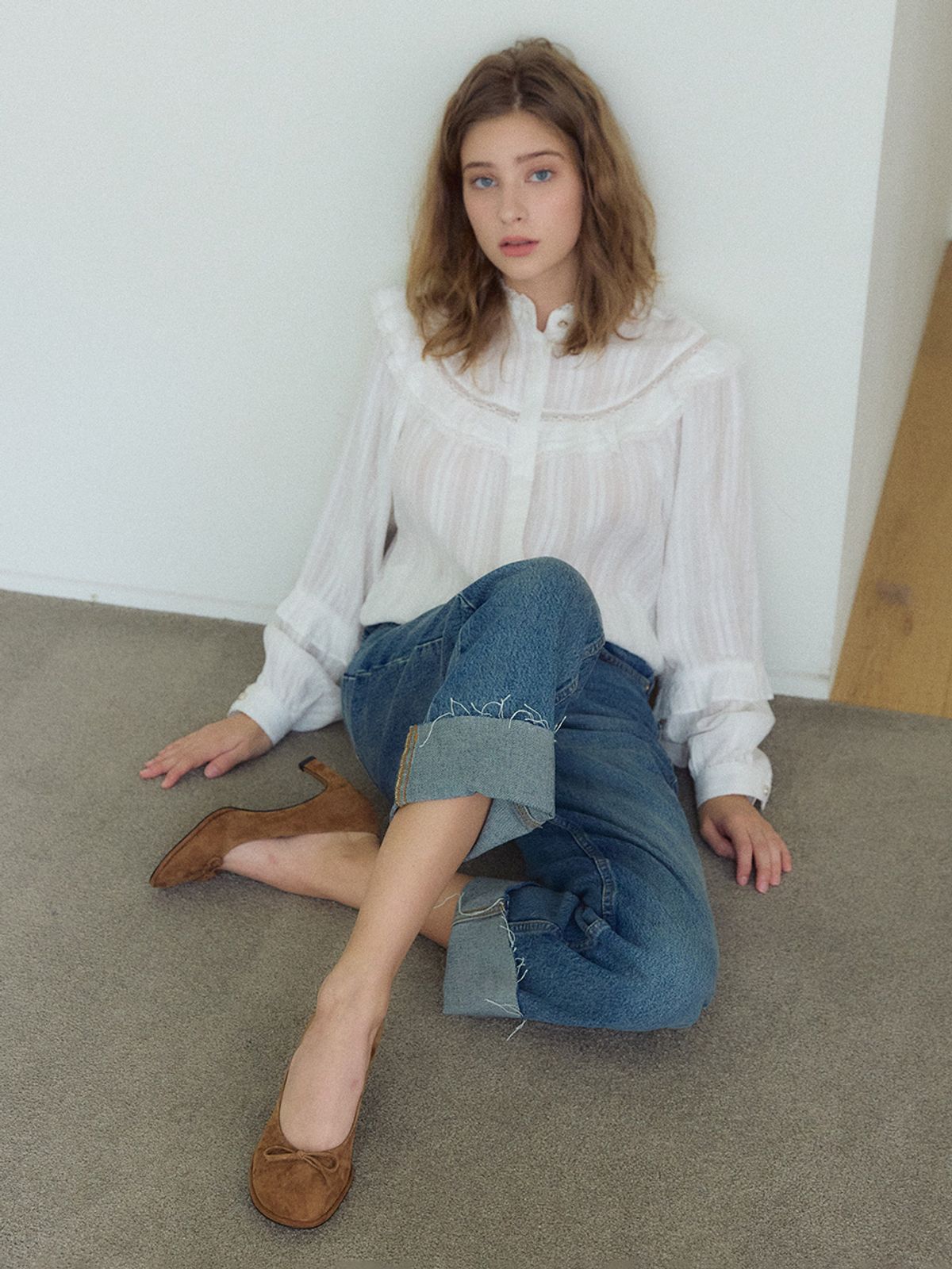 더조히(THE JOHI) Edith Ribbon Pumps_6CM_2 Colors