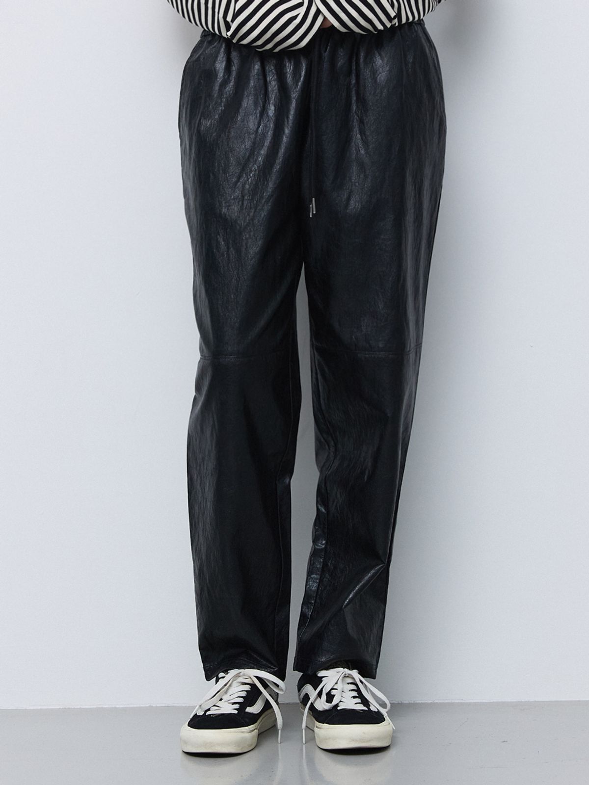 알엠알엔(RMRN) LEATHER BANDING PANTS