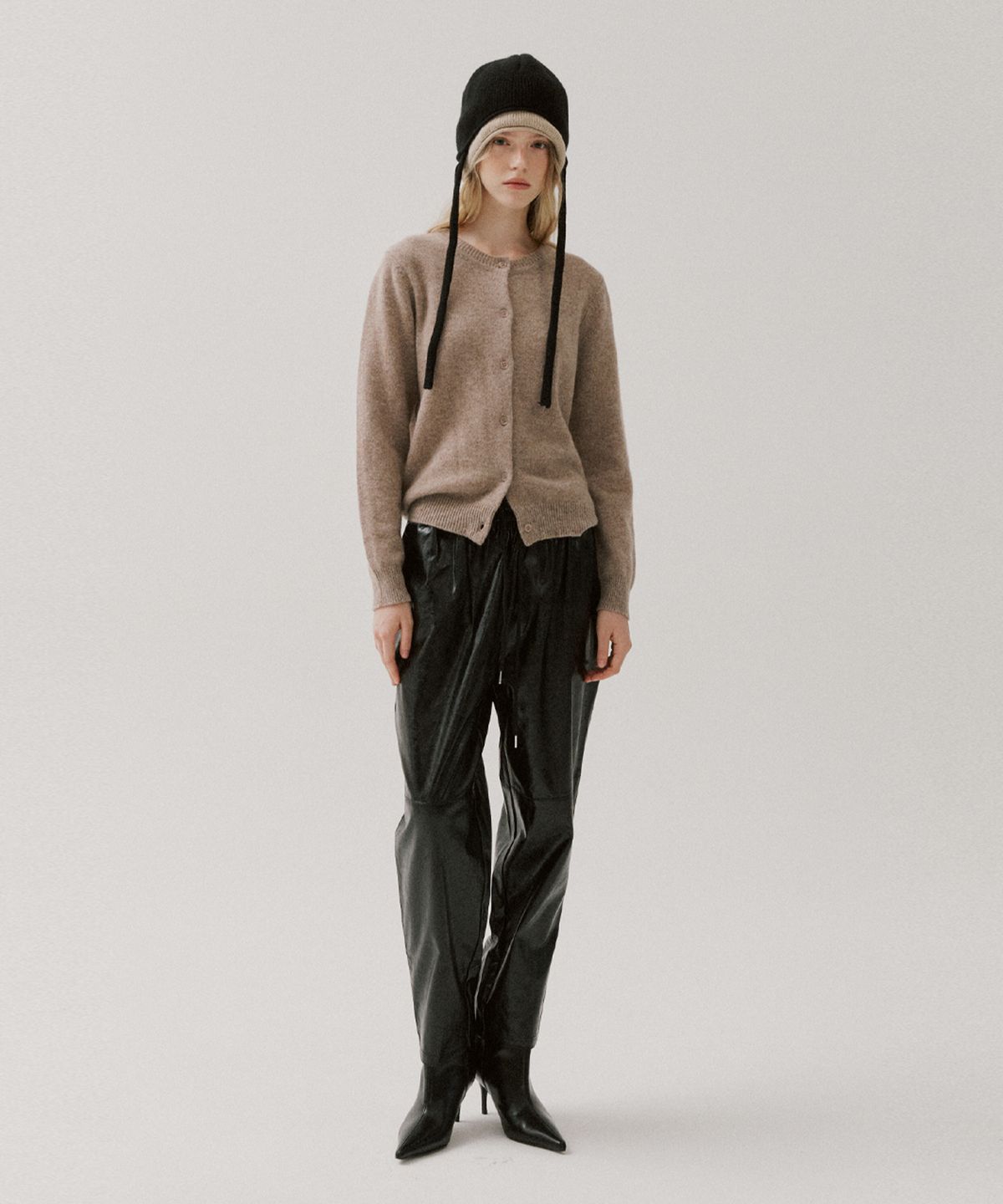 알엠알엔(RMRN) LEATHER BANDING PANTS