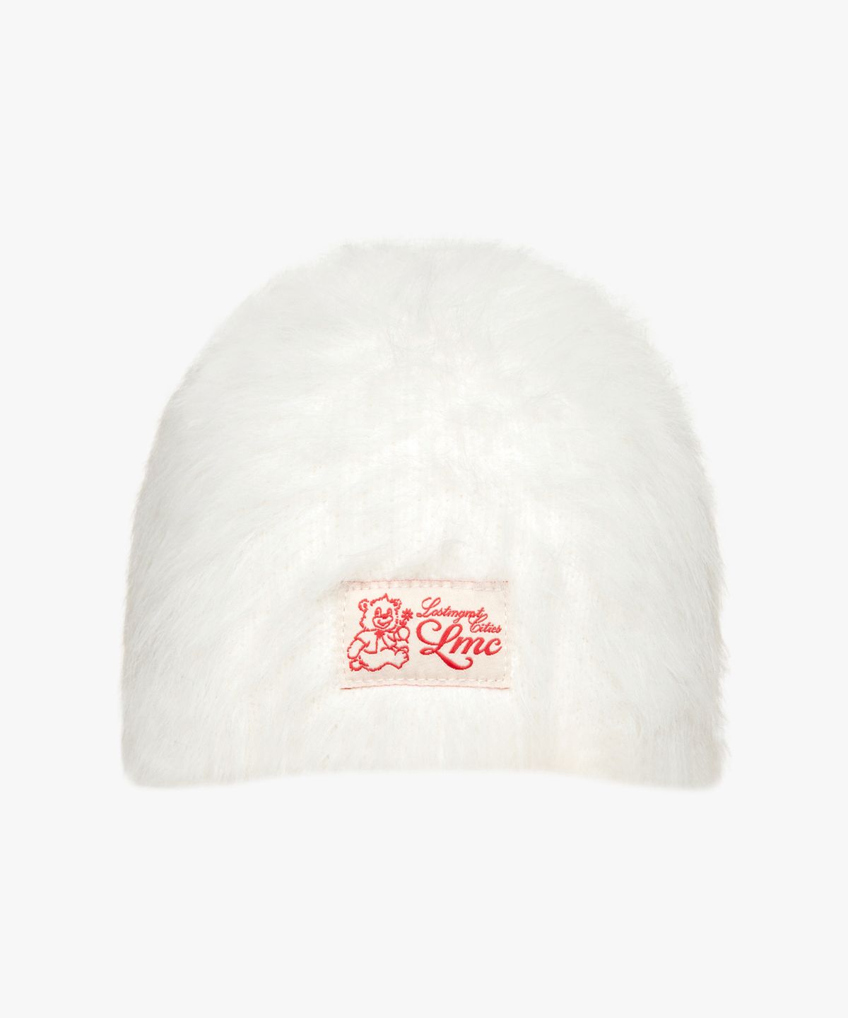 엘엠씨(LMC) HAIRY UNCUFFED BEANIE white