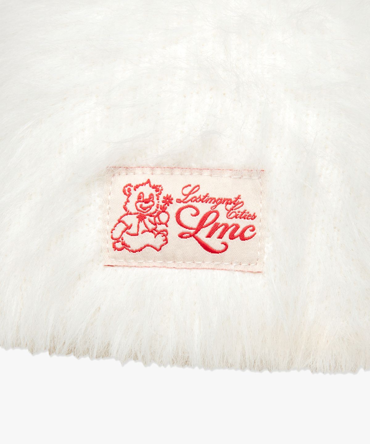 엘엠씨(LMC) HAIRY UNCUFFED BEANIE white