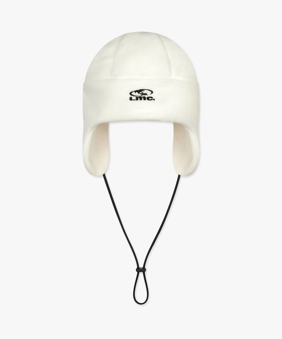 엘엠씨(LMC) OVAL GLOBE FLEECE EARFLAP BEANIE ivory