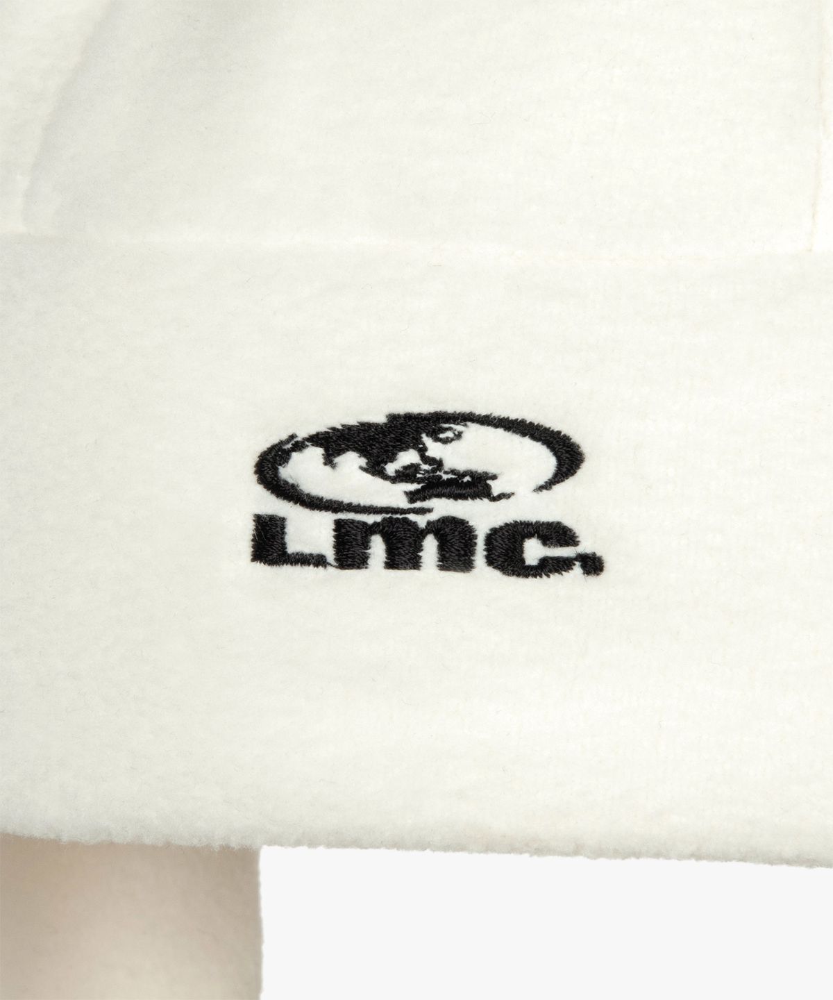 엘엠씨(LMC) OVAL GLOBE FLEECE EARFLAP BEANIE ivory