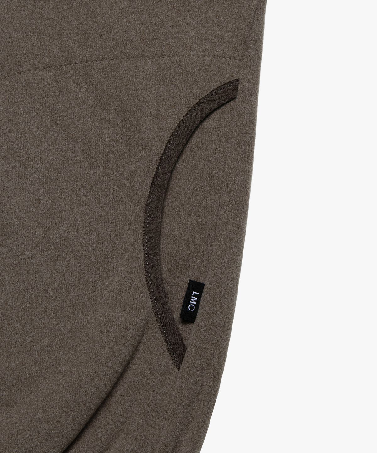 엘엠씨(LMC) WM CIRCLE LOGO FLEECE HOODIE brown