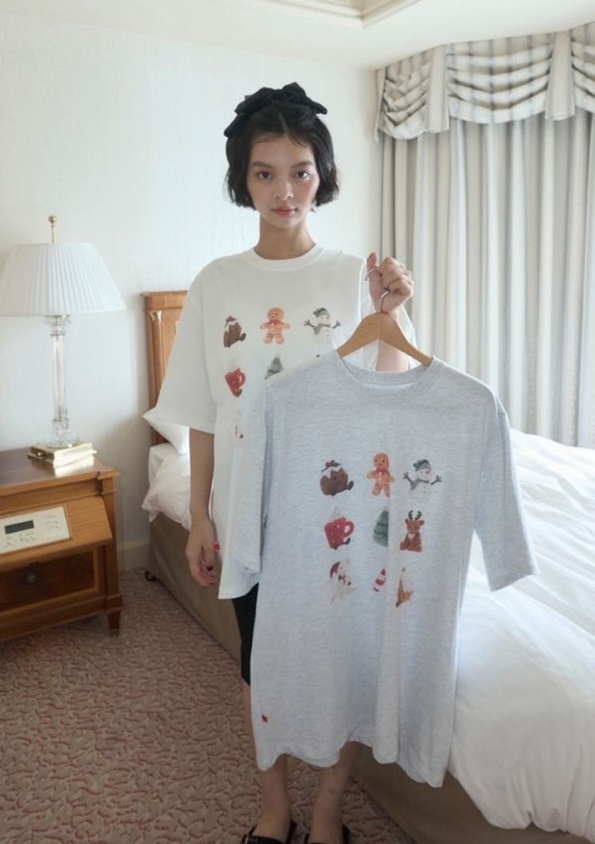로지(ROSIE) Christmas Edition Tee/Grey