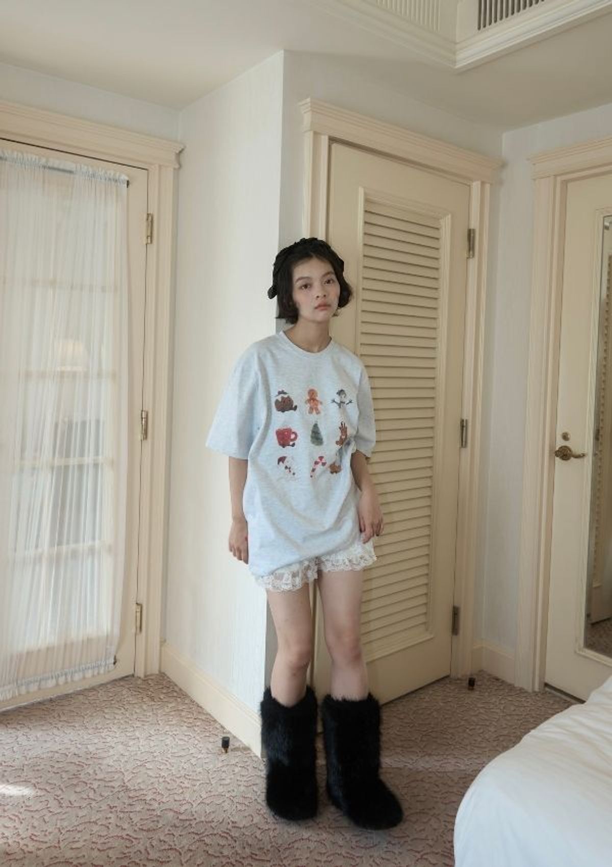 로지(ROSIE) Christmas Edition Tee/Grey
