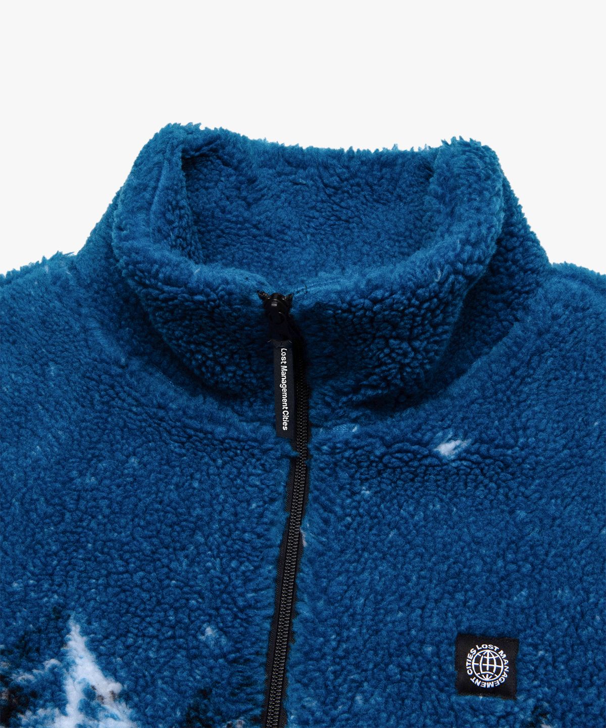 엘엠씨(LMC) LMC SNOW VILLAGE BOA FLEECE JACKET blue