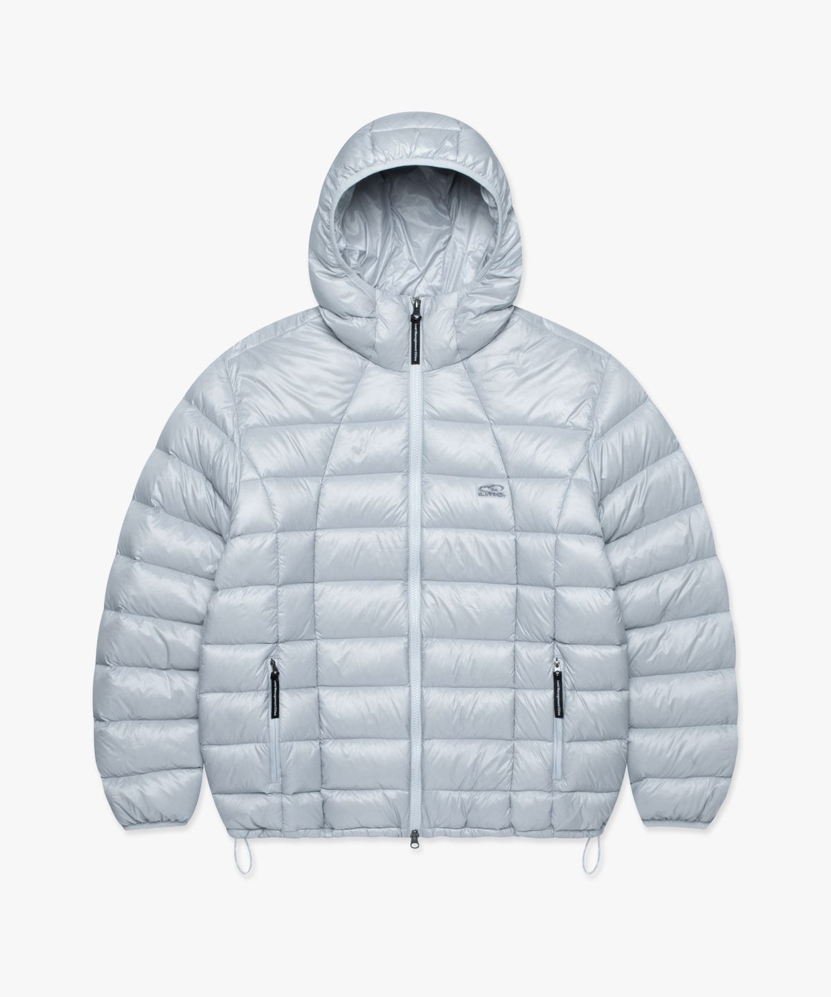 엘엠씨(LMC) OVAL GLOBE LIGHT WEIGHT HOODED DOWN JACKET light gray