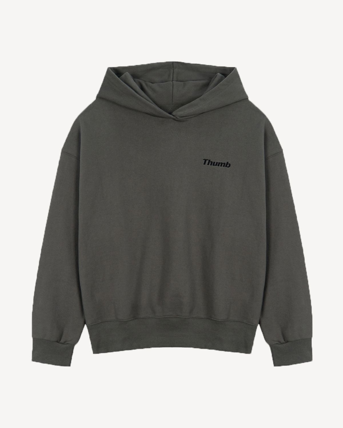 덤(THUMB) SHADOW FACED HOODIE
