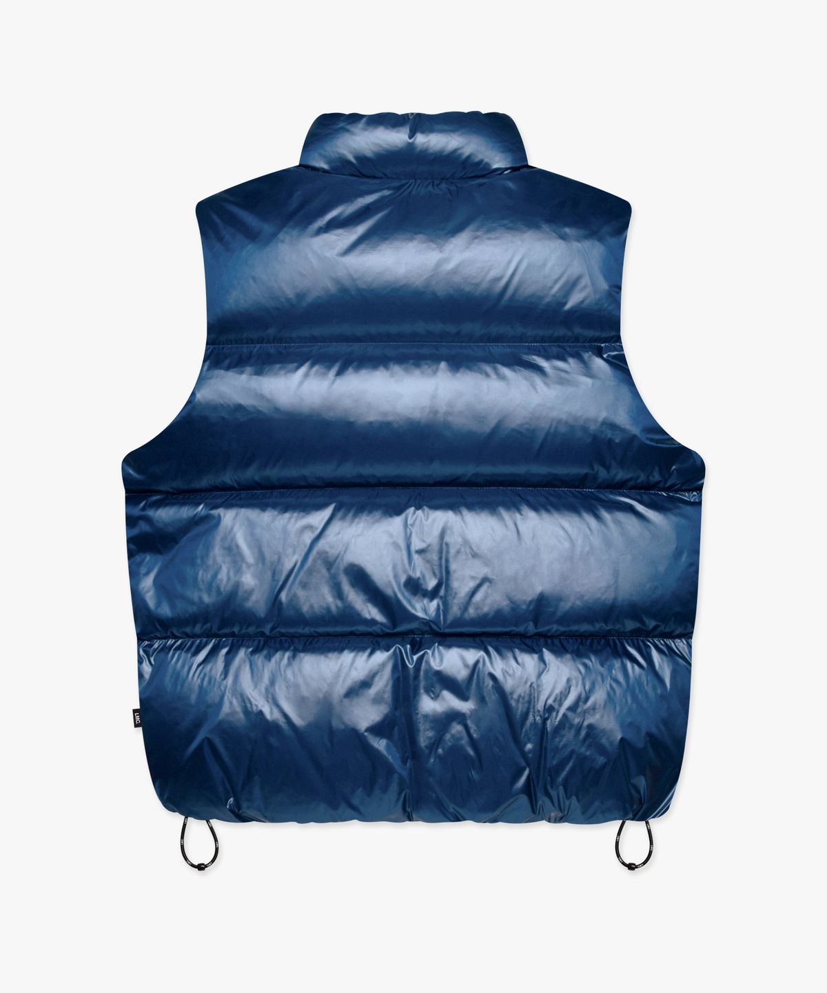 엘엠씨(LMC) OG GLOSSY PUFFER DUCK DOWN VEST blue