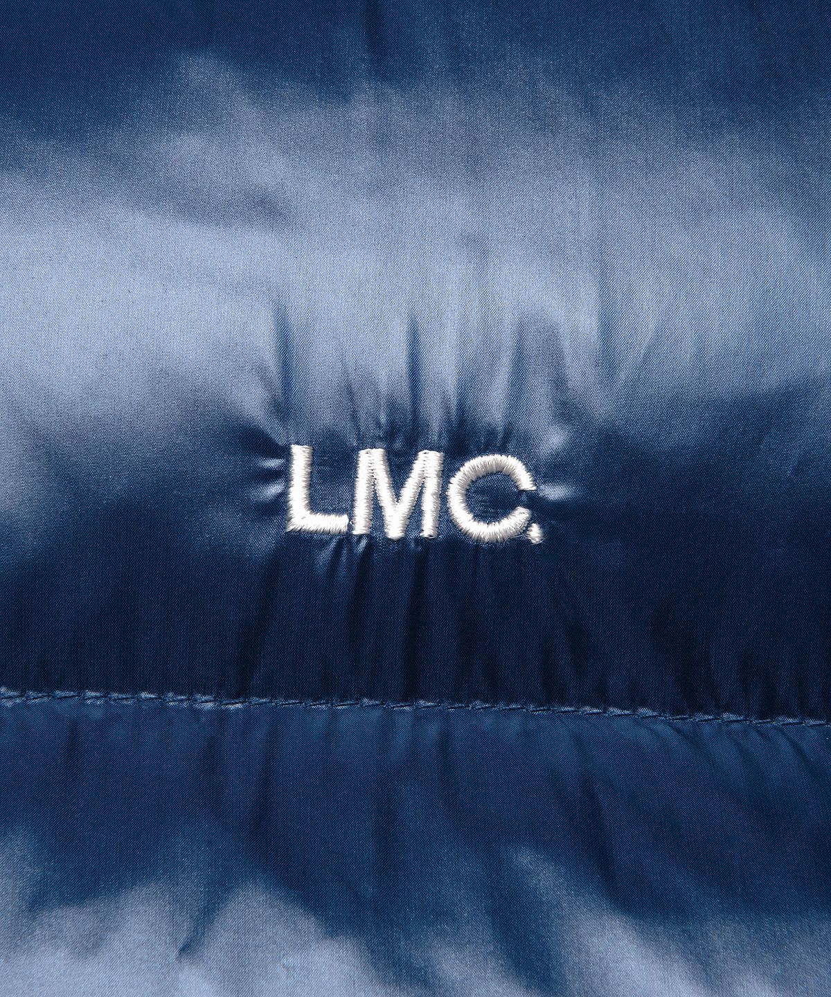 엘엠씨(LMC) OG GLOSSY PUFFER DUCK DOWN VEST blue