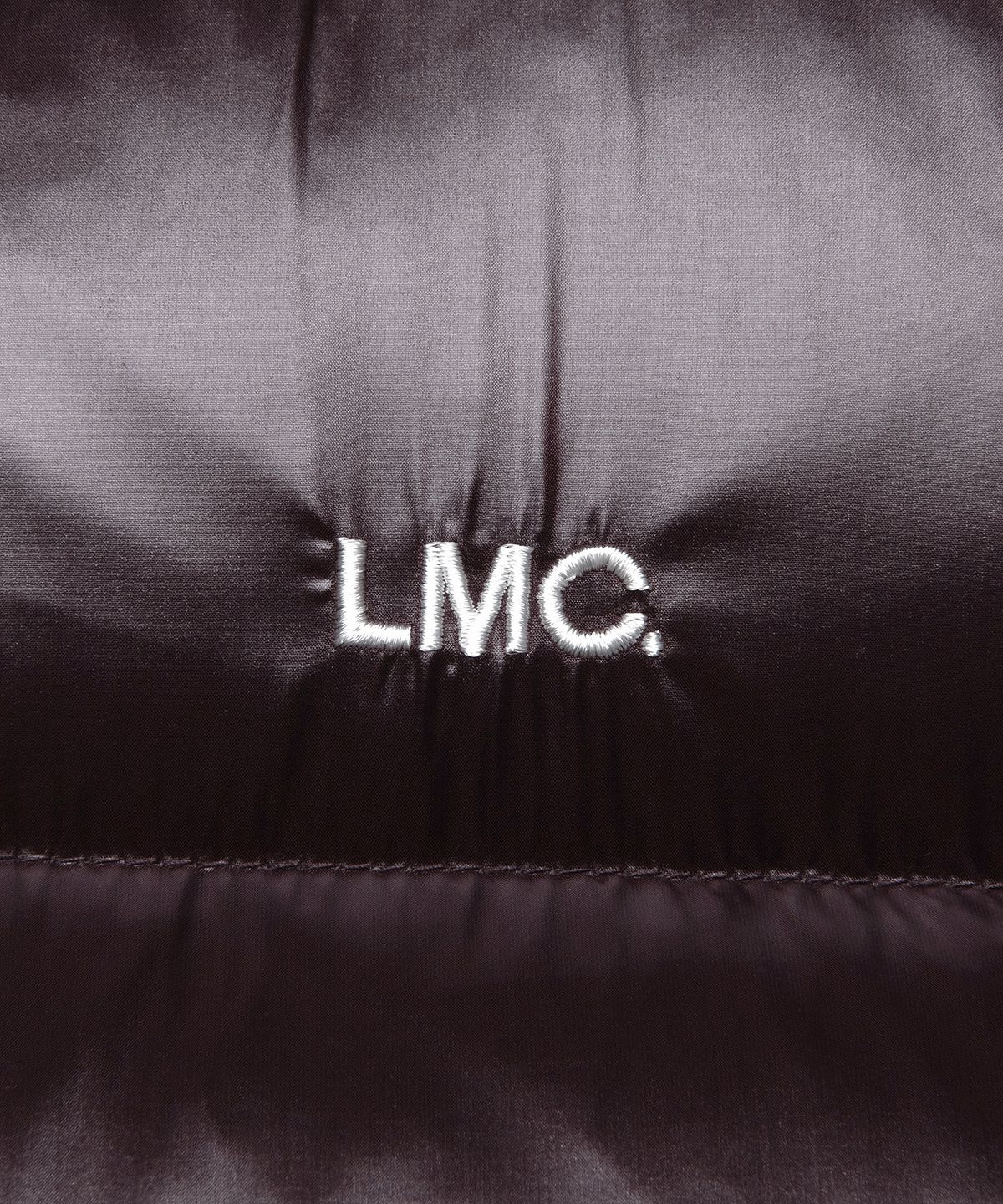 엘엠씨(LMC) OG GLOSSY PUFFER DUCK DOWN VEST burgundy