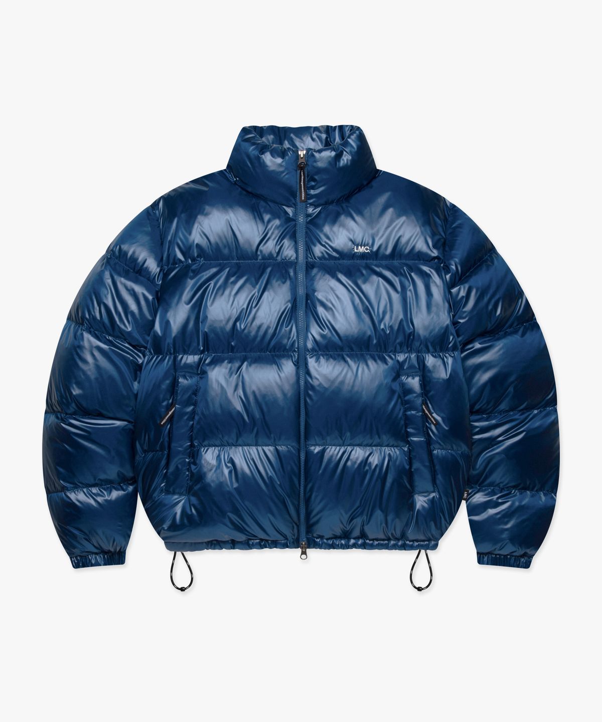 엘엠씨(LMC) OG GLOSSY PUFFER DUCK DOWN PARKA blue