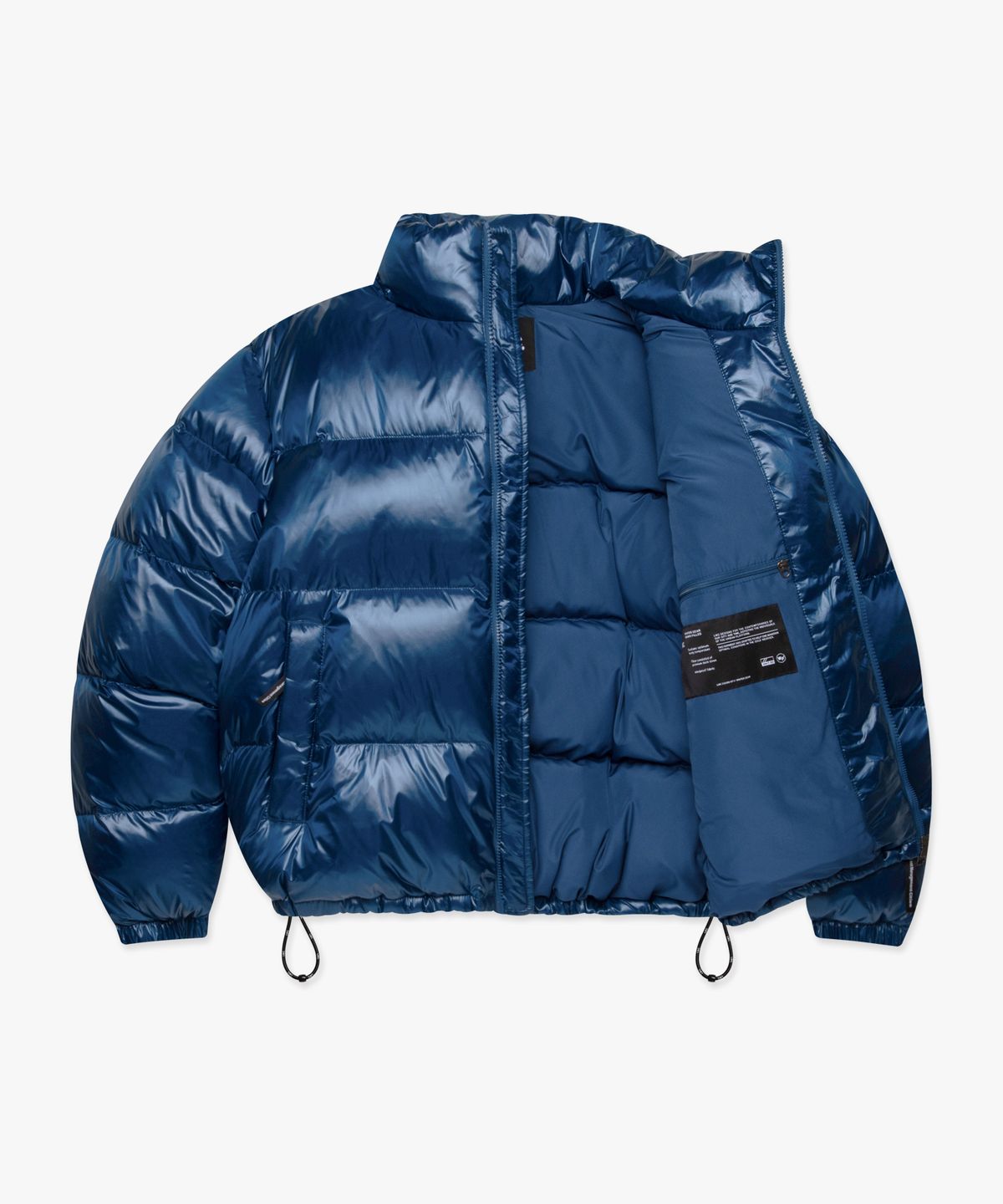 엘엠씨(LMC) OG GLOSSY PUFFER DUCK DOWN PARKA blue