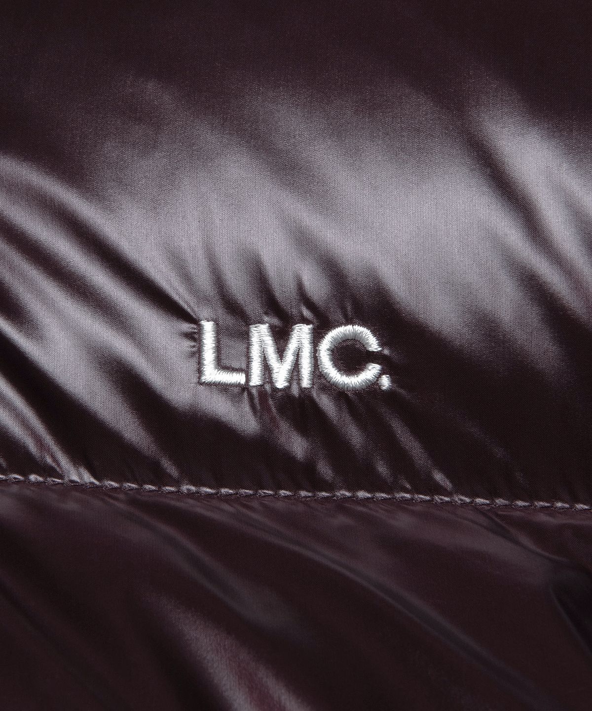 엘엠씨(LMC) OG GLOSSY PUFFER DUCK DOWN PARKA burgundy