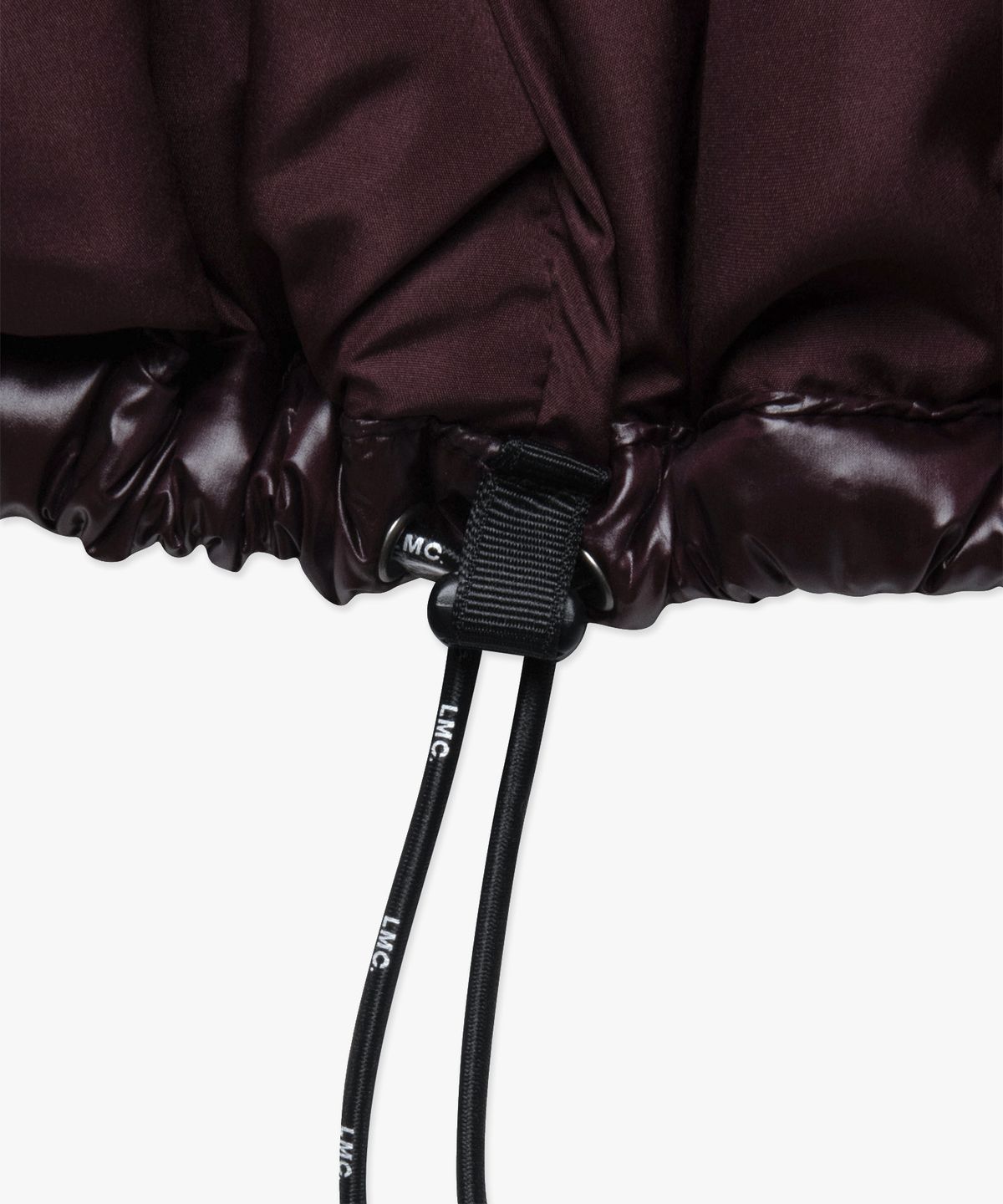 엘엠씨(LMC) OG GLOSSY PUFFER DUCK DOWN PARKA burgundy