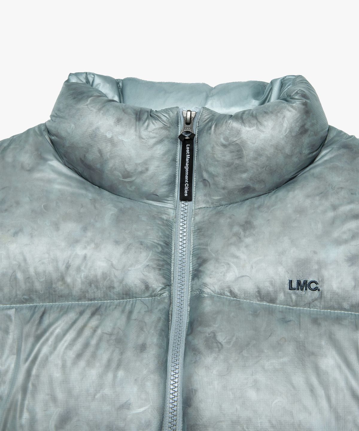 엘엠씨(LMC) SEETHROUGH OG PUFFER DUCK DOWN PARKA ash gray
