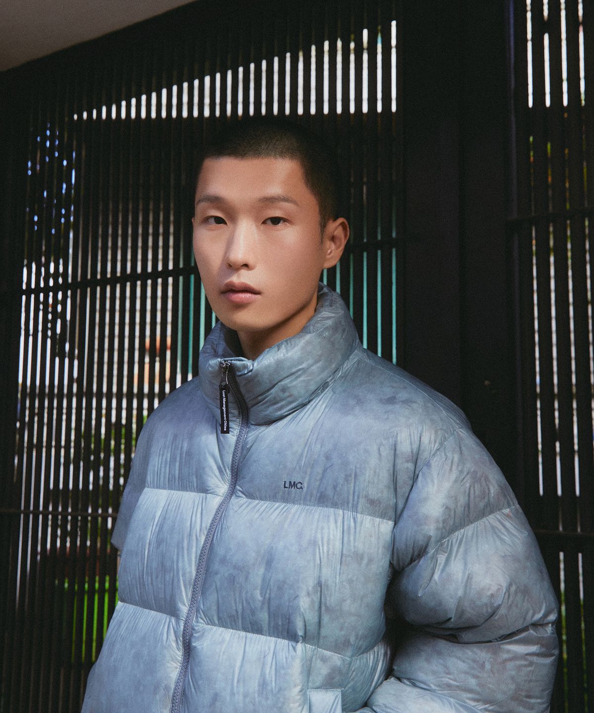 엘엠씨(LMC) SEETHROUGH OG PUFFER DUCK DOWN PARKA ash gray