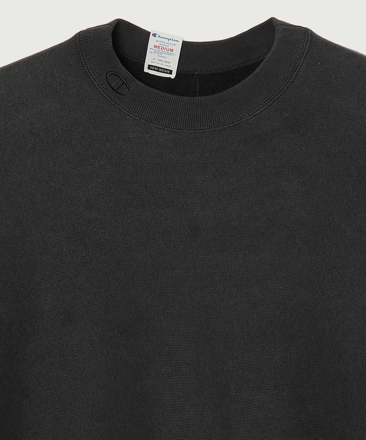 챔피온(CHAMPION) 챔피온 X 엔할리우드 리버스위브 스웨트셔츠 Off Black
