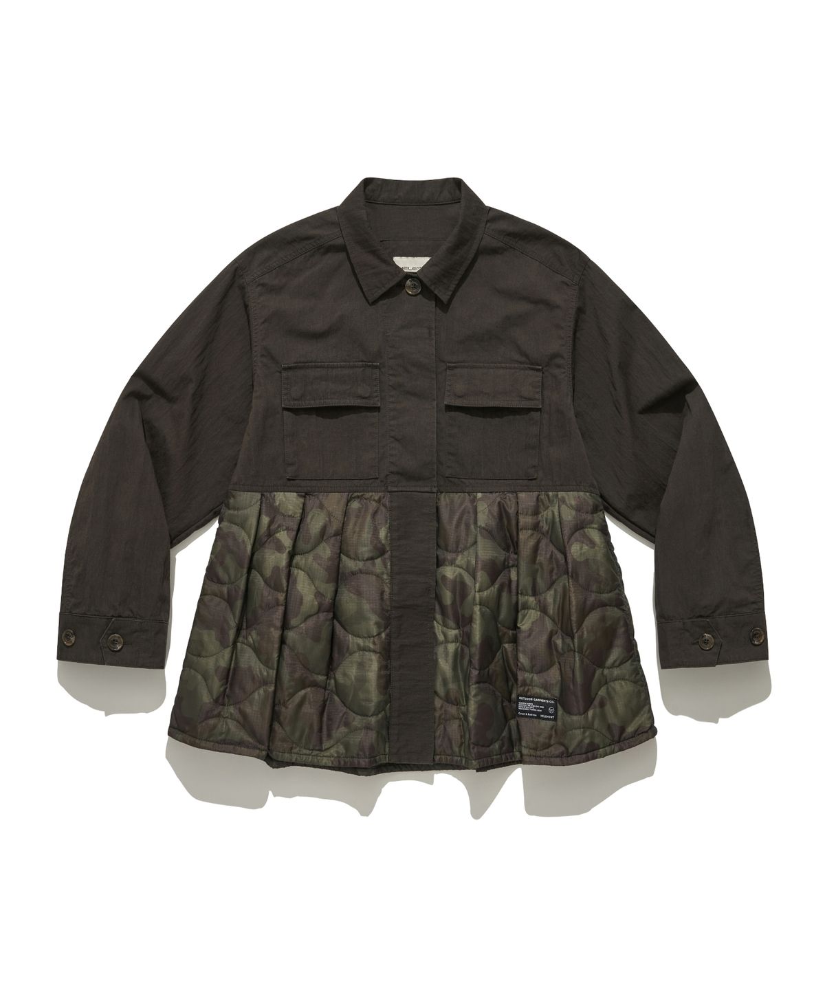 힐리먼트(HELEMENT) 여성 오페라 패딩 자켓 (D/KHAKI)