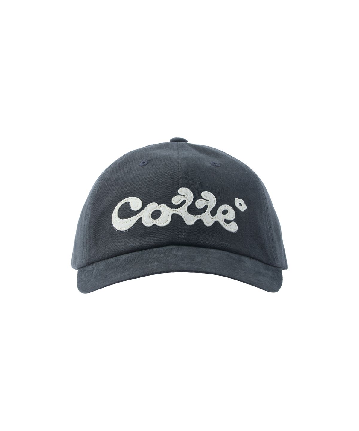 꼬떼(COTTE) 3rd 저니 아플리케 볼캡(챠콜)