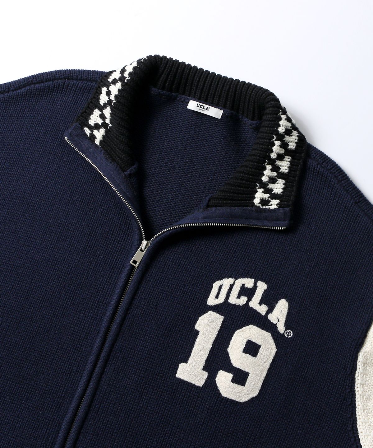 유씨엘에이(UCLA) 남녀공용 1919 UCLA 니트 바시티 점퍼[NAVY](UB9GD43)