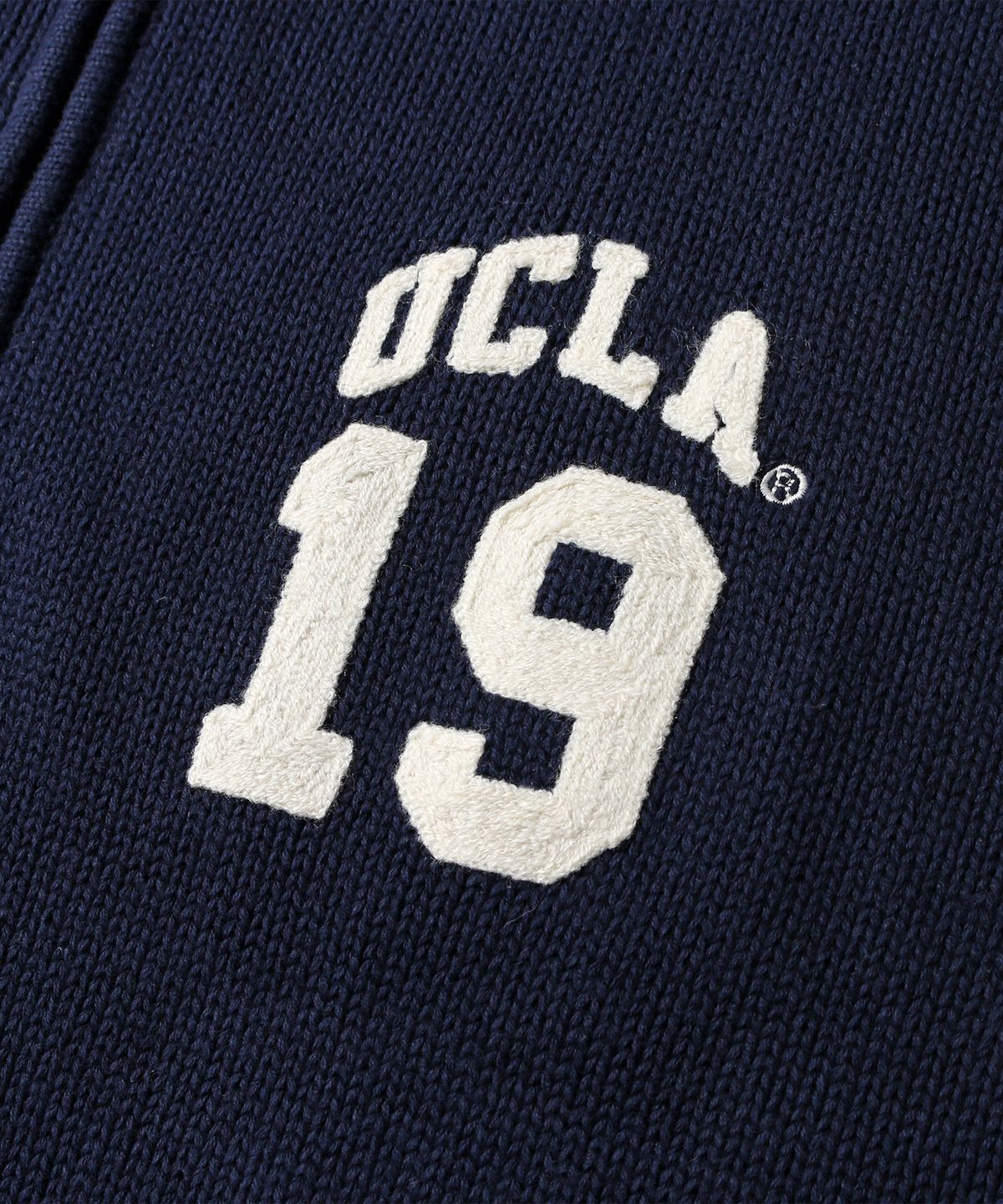 유씨엘에이(UCLA) 남녀공용 1919 UCLA 니트 바시티 점퍼[NAVY](UB9GD43)