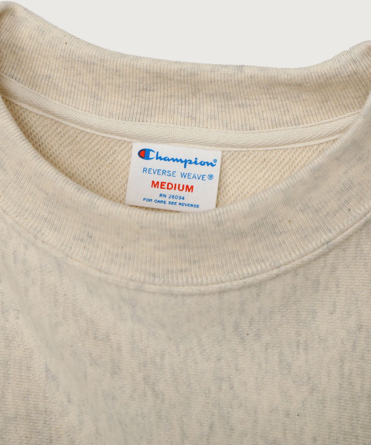 챔피온(CHAMPION) 여성 리버스위브 루즈핏 크루넥 스웨트셔츠 Oatmeal