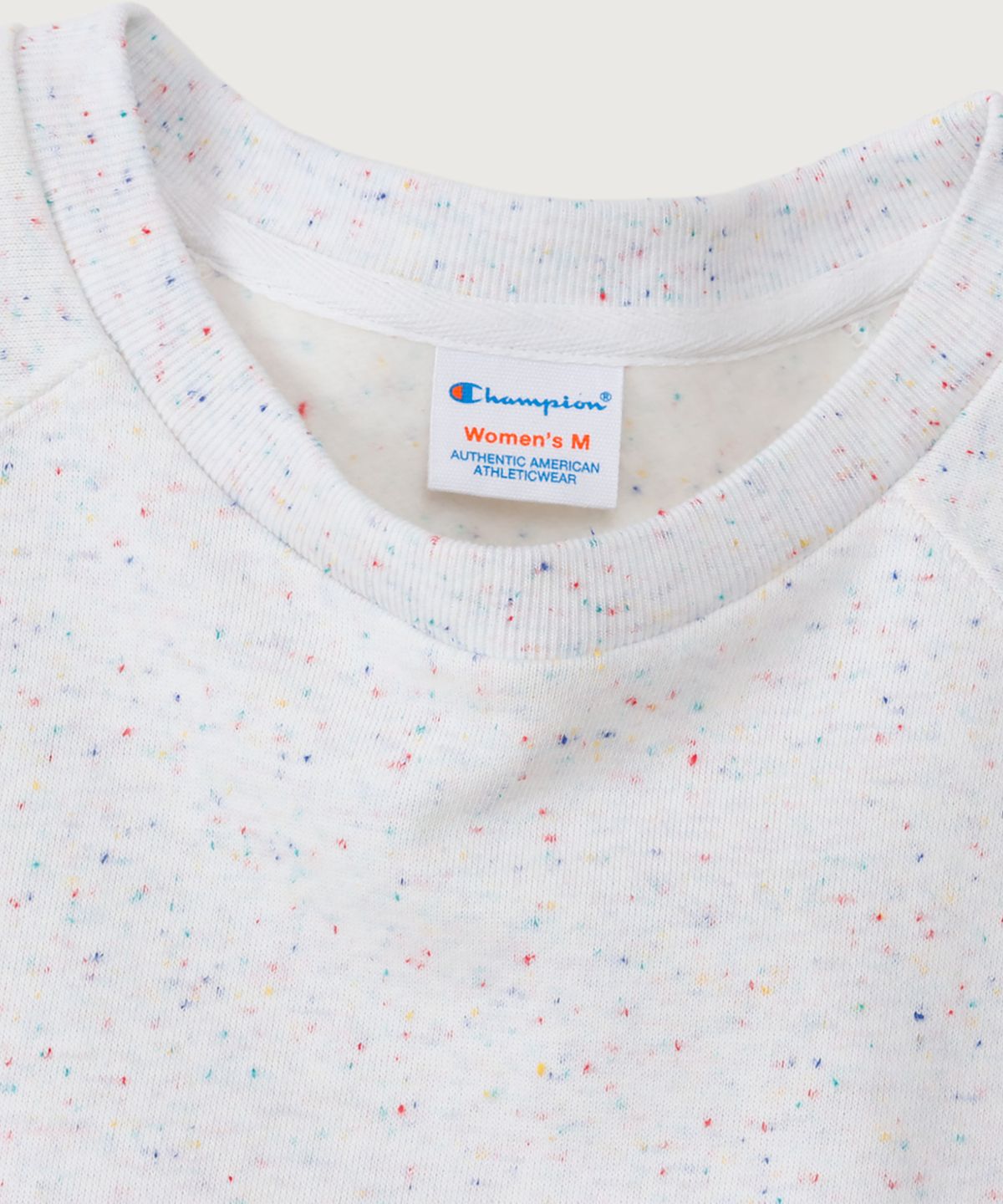 챔피온(CHAMPION) 여성 하트 로고 루즈핏 스웨트셔츠 White