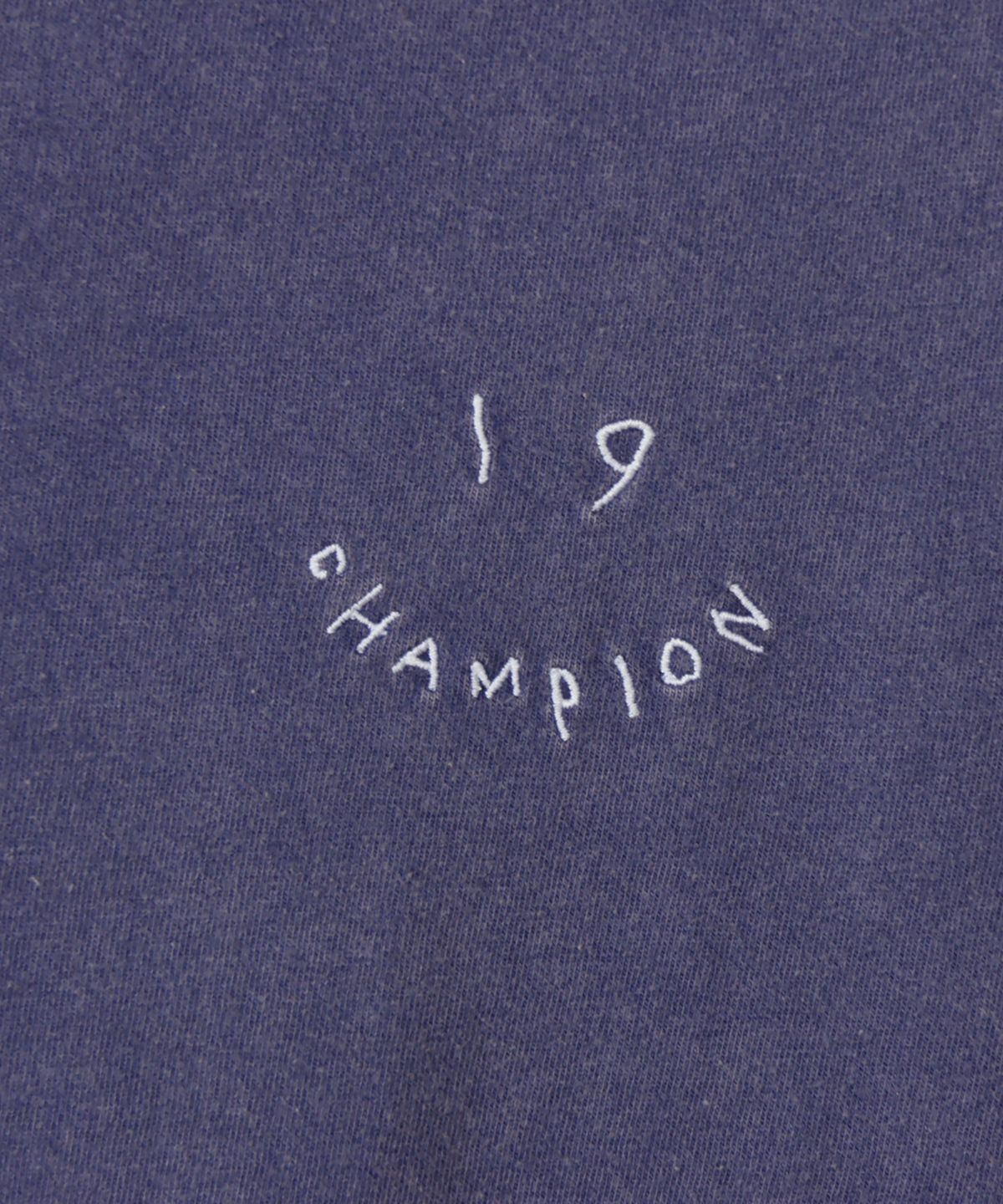 챔피온(CHAMPION) 여성 아치 로고 루즈핏 워싱 롱슬리브 Navy