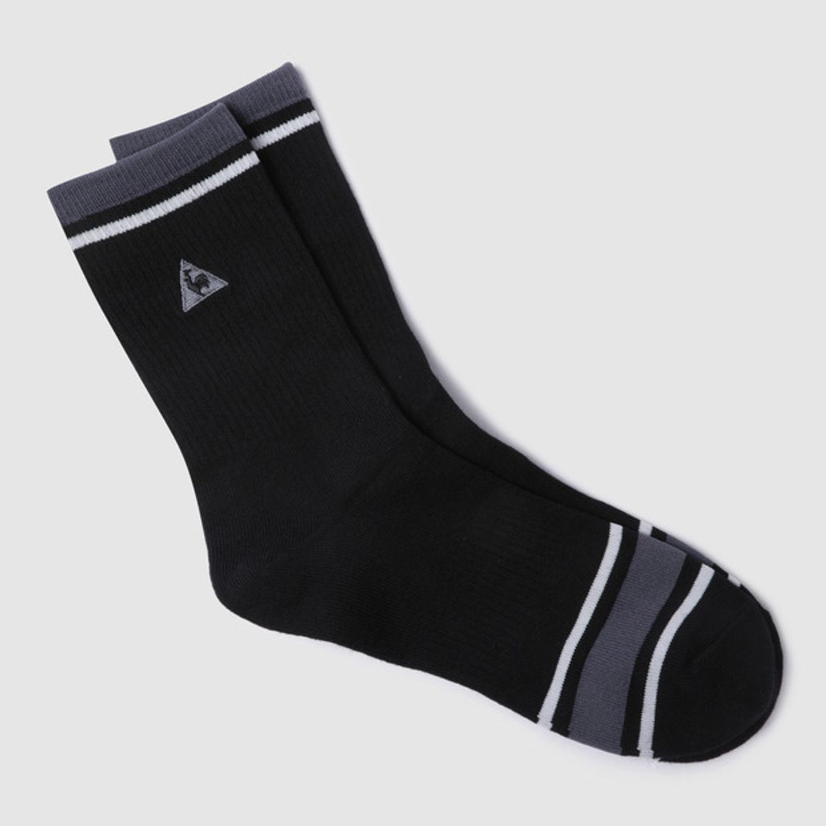 르꼬끄(LECOQ) 베이직 미드삭스 - 블랙(QQ323ASC73)