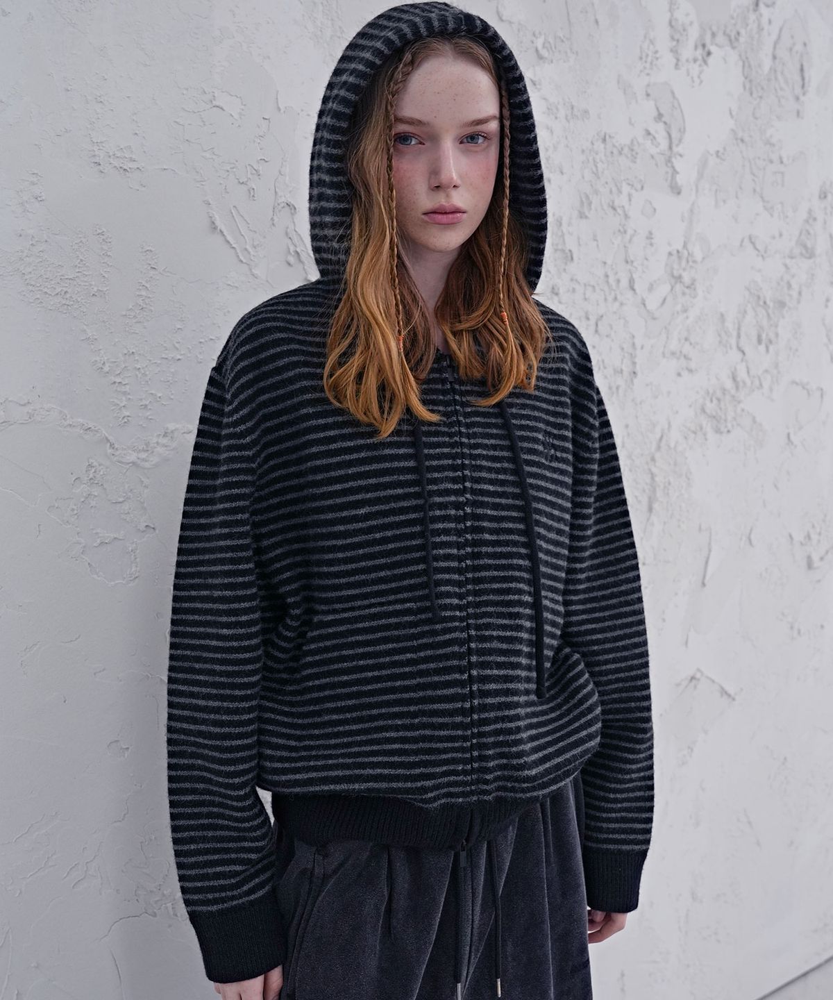 어반드레스(AVANDRESS) Marin Knit Zip-up Hoody_3Colors