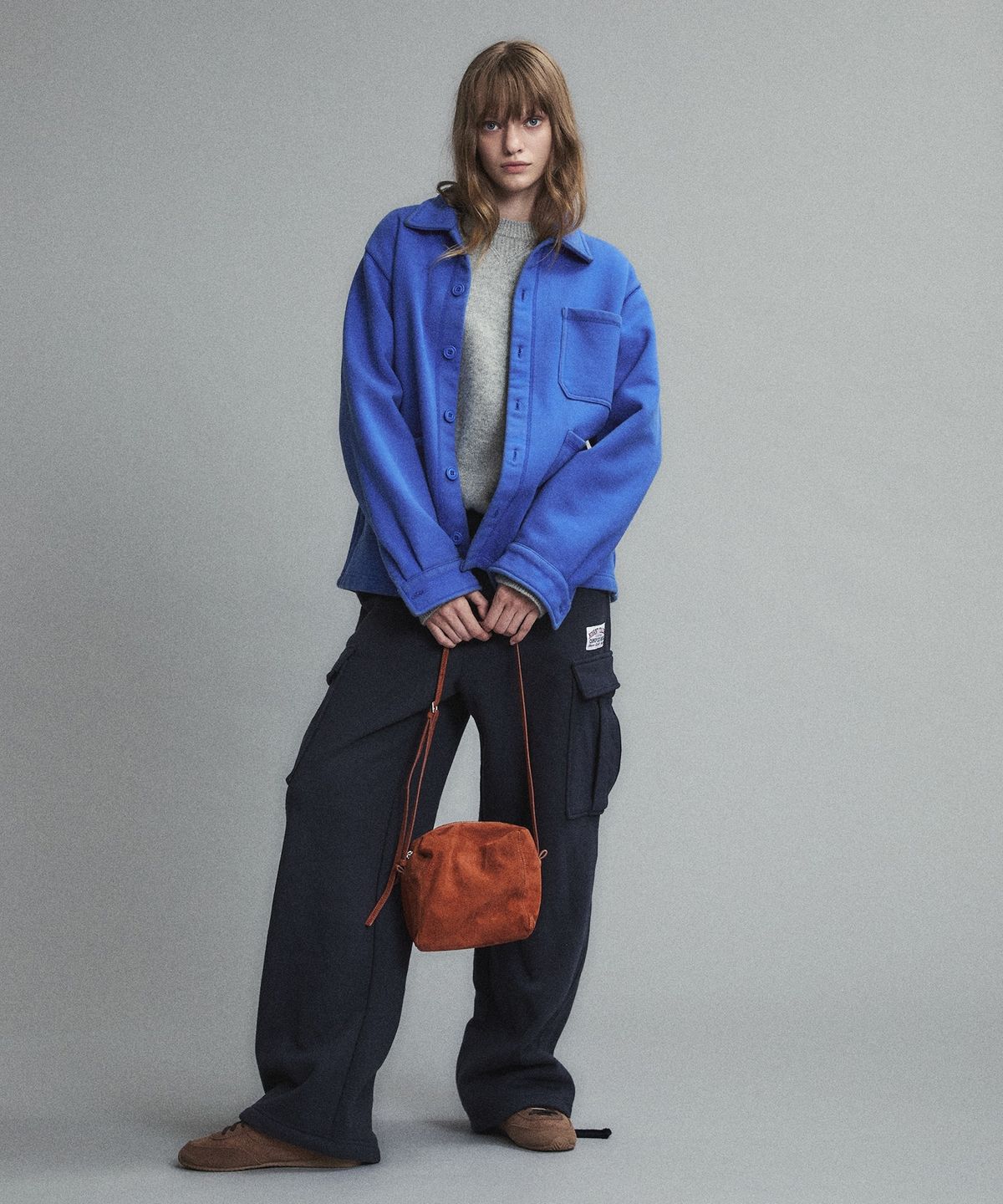 노앙(NOHANT) WASHED HEAVYWEIGHT FRENCH JACKET BLUE