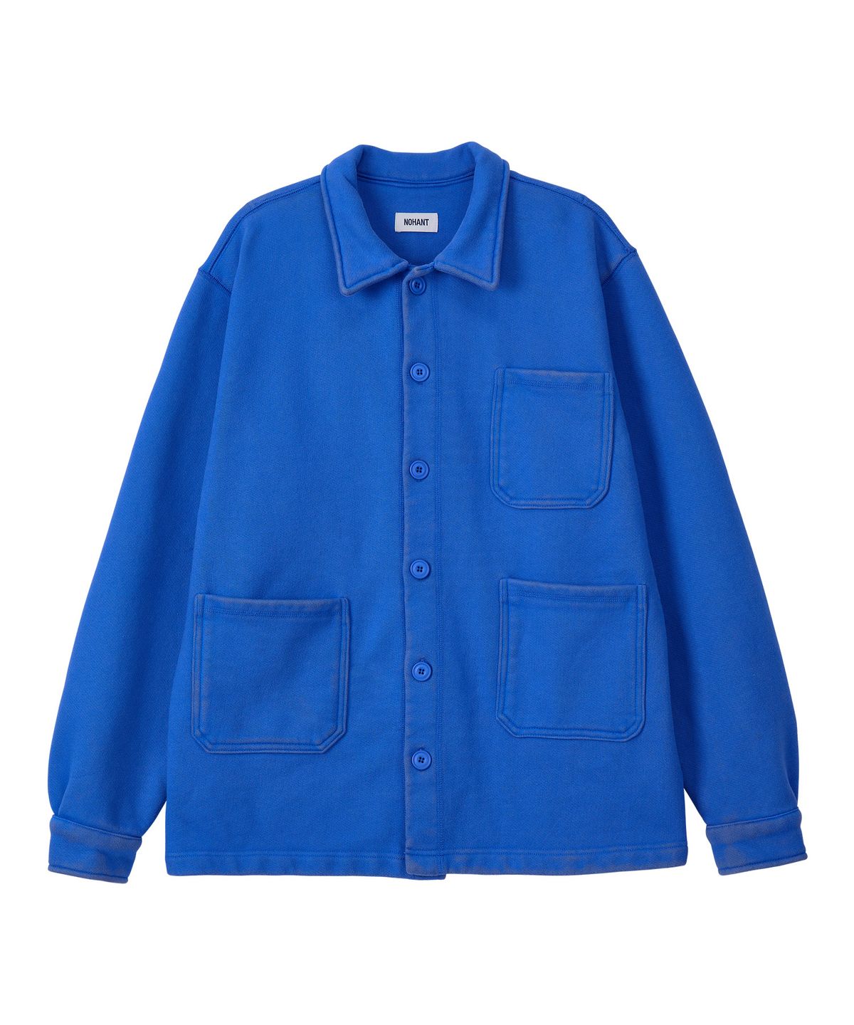 노앙(NOHANT) WASHED HEAVYWEIGHT FRENCH JACKET BLUE