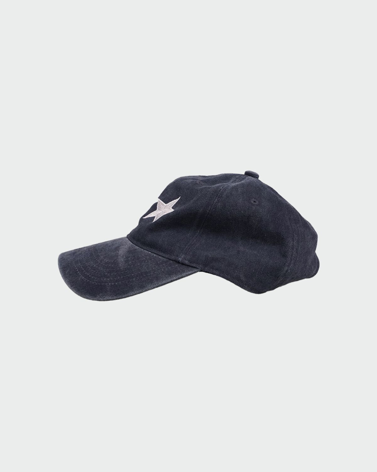 마이딥블루메모리즈(MY DEEP BLUE MEMORIES) SSSTAR STONE WASHED BALL CAP (NAVY)