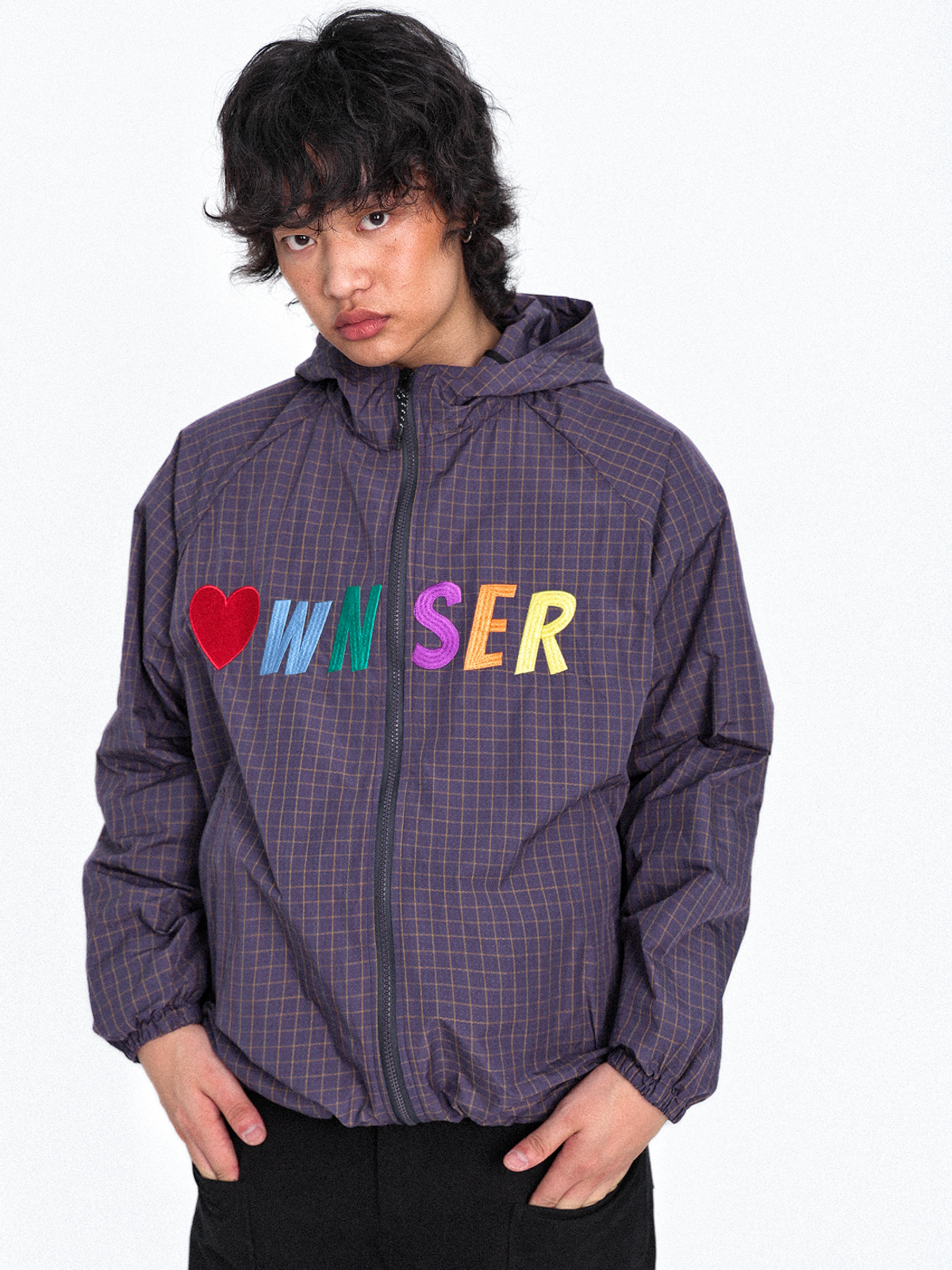 오운서(OWNSER) 마이 메모리 체크 윈드브레이커 (3 Colors)