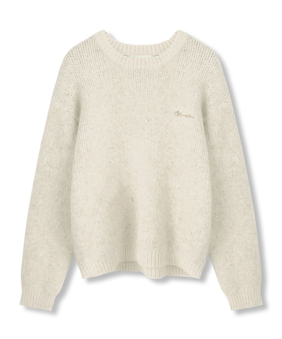 어반드레스(AVANDRESS) Heather Brush Round Knit_4Colors