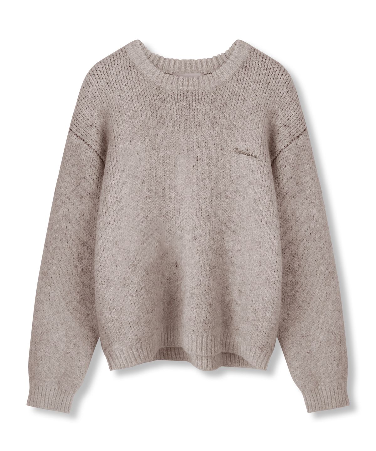 어반드레스(AVANDRESS) Heather Brush Round Knit_4Colors