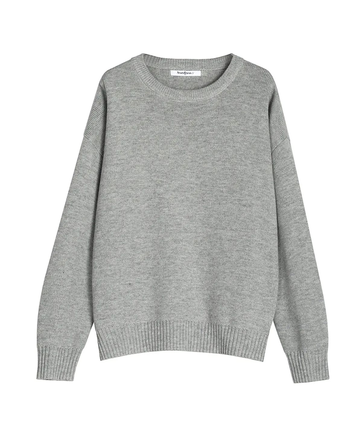 어반드레스(AVANDRESS) Washable CrewNeck Hachi Knit_8Colors