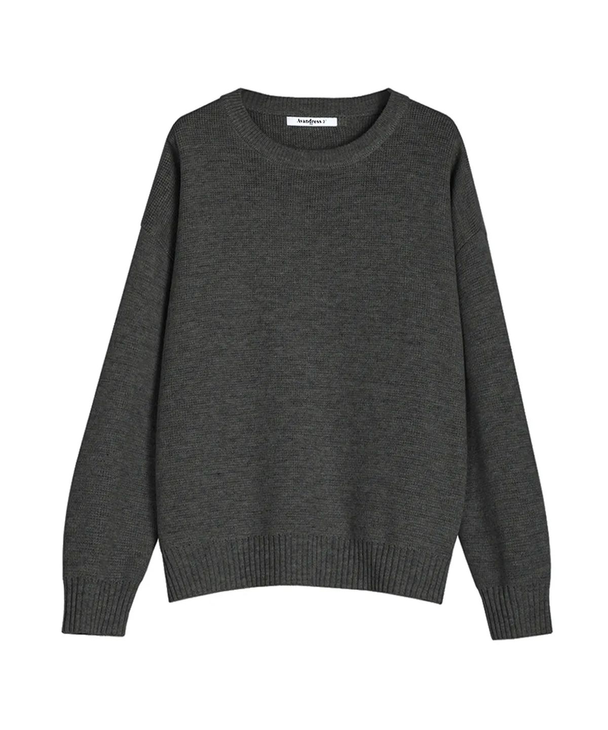 어반드레스(AVANDRESS) Washable CrewNeck Hachi Knit_8Colors