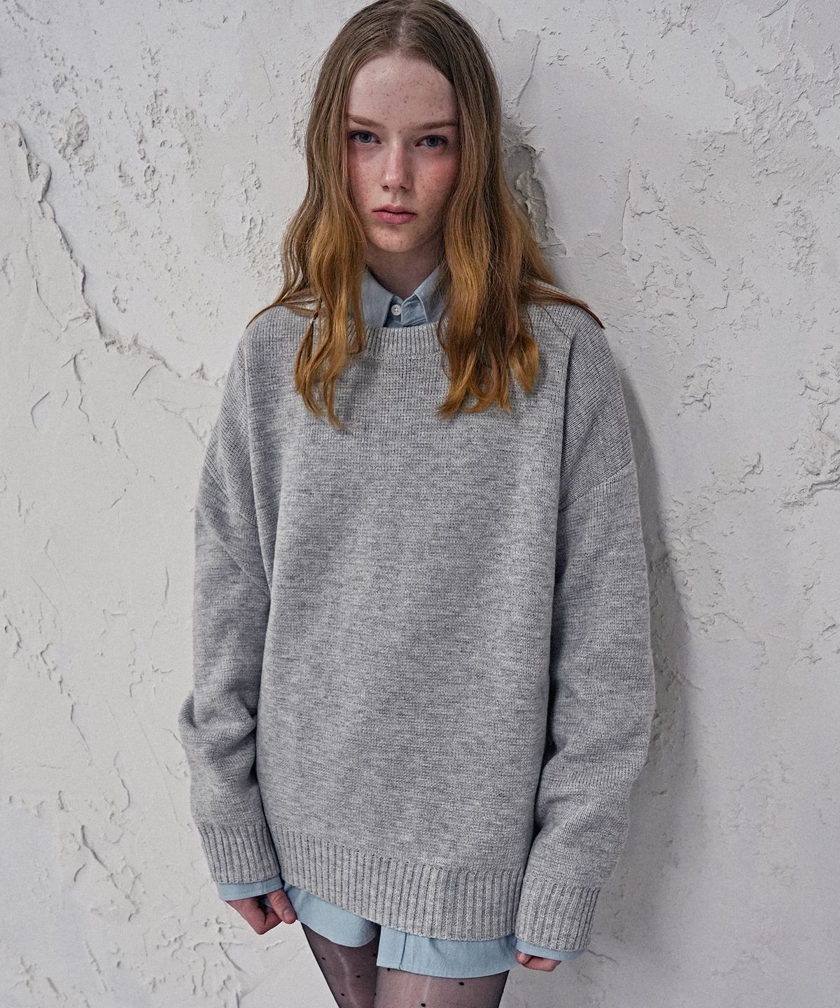 어반드레스(AVANDRESS) Washable CrewNeck Hachi Knit_8Colors