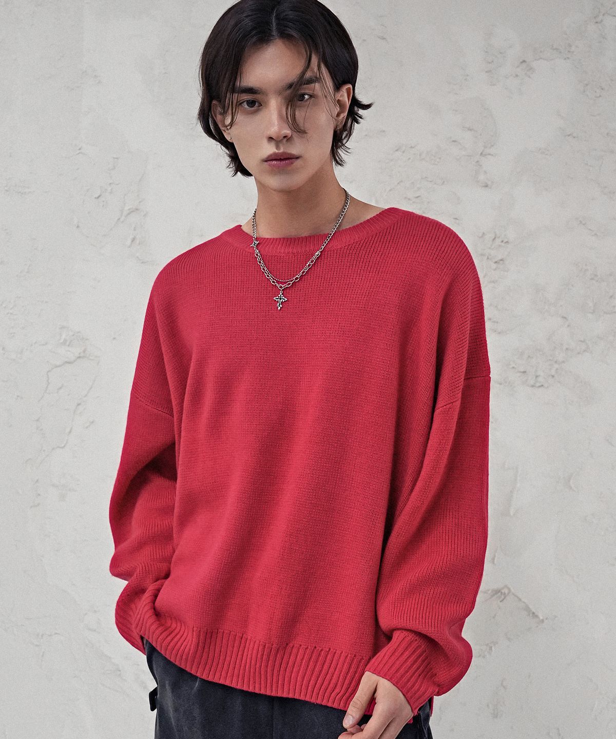 어반드레스(AVANDRESS) Washable CrewNeck Hachi Knit_8Colors