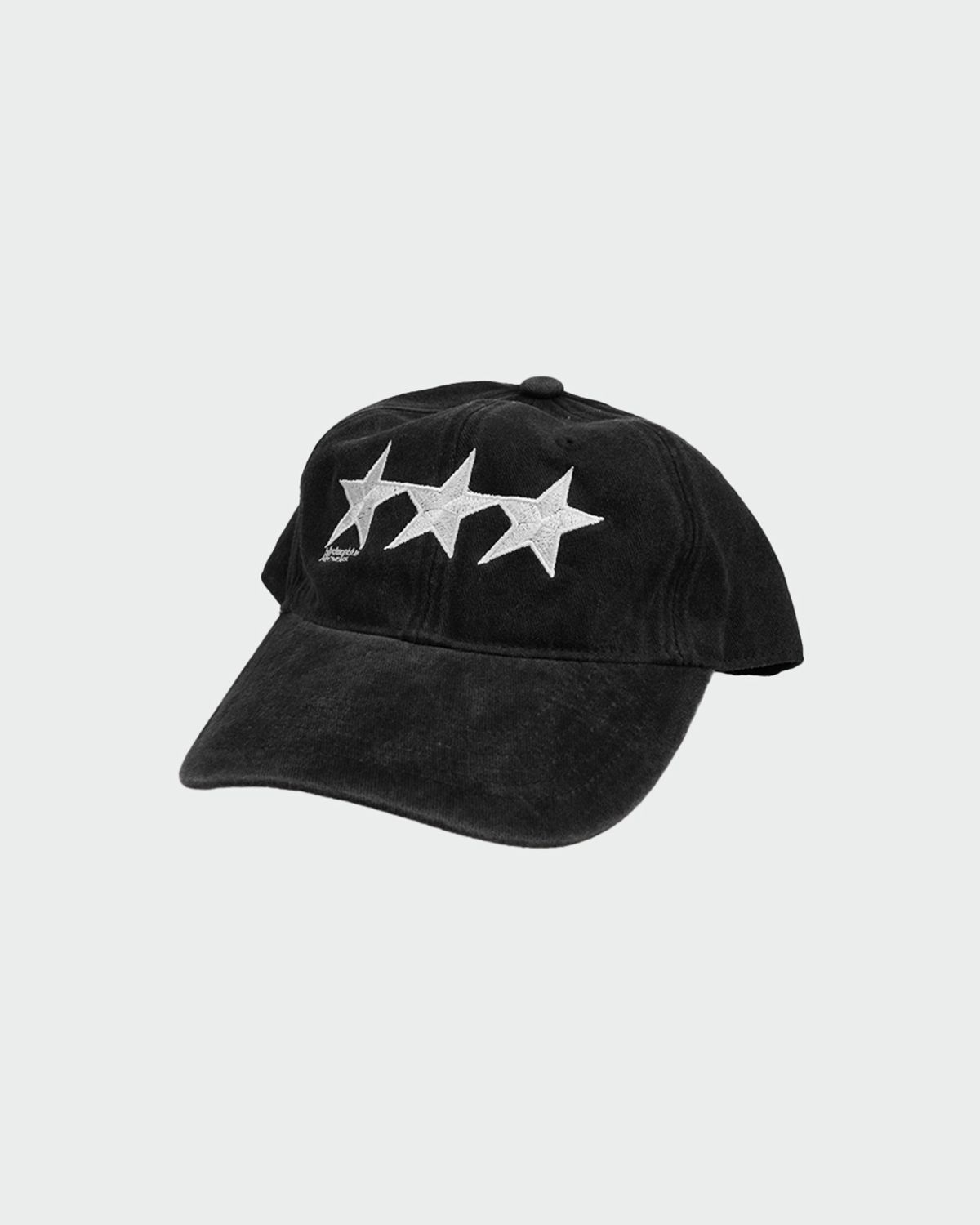 마이딥블루메모리즈(MY DEEP BLUE MEMORIES) SSSTAR STONE WASHED BALL CAP (BLACK)