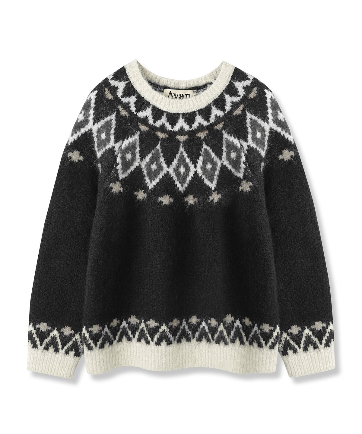 어반드레스(AVANDRESS) Alpine Fair-isle Knit_3Colors