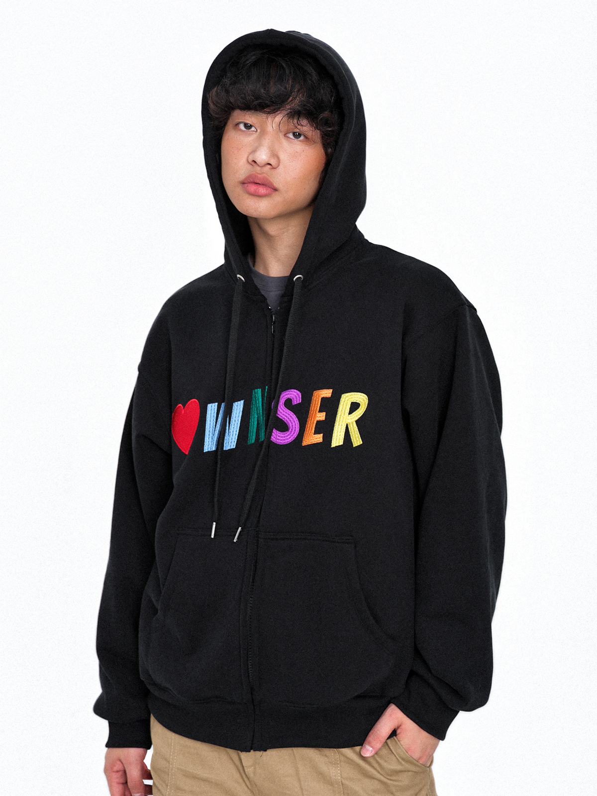 오운서(OWNSER) 마이 메모리 헤비 후드집업 (2 Colors)