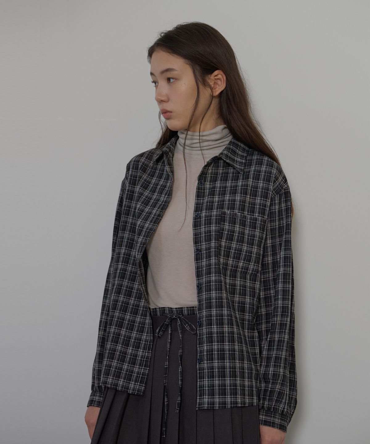 벗튼(BUT'TON) Wool See-Through Polar Tee (6 colors)